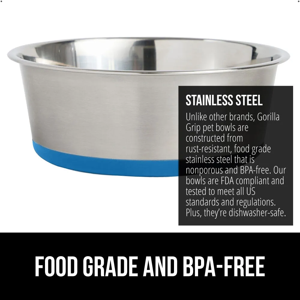 Stainless Steel Dog Bowl (Set of 2)
