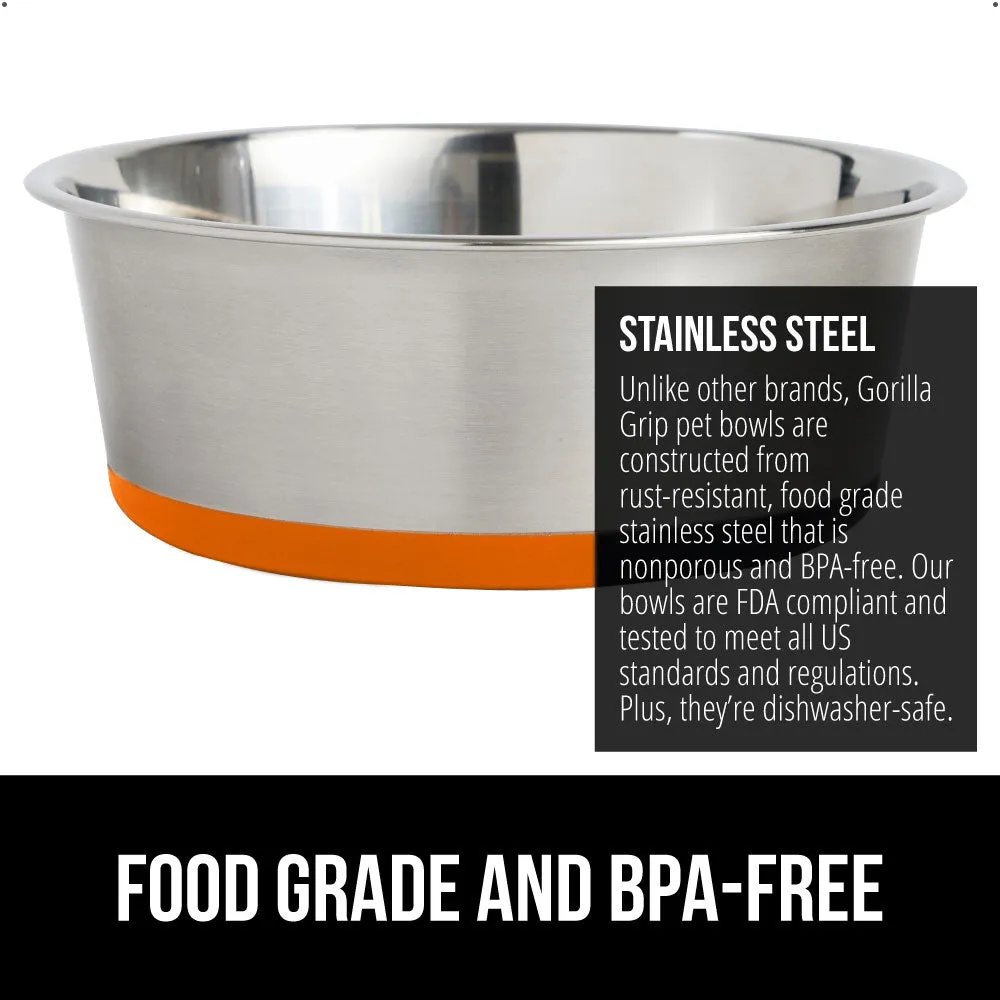 Stainless Steel Dog Bowl (Set of 2)