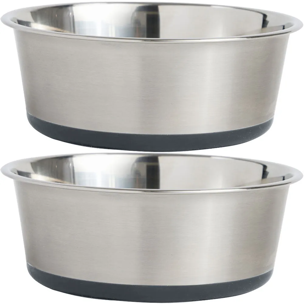 Stainless Steel Dog Bowl (Set of 2)