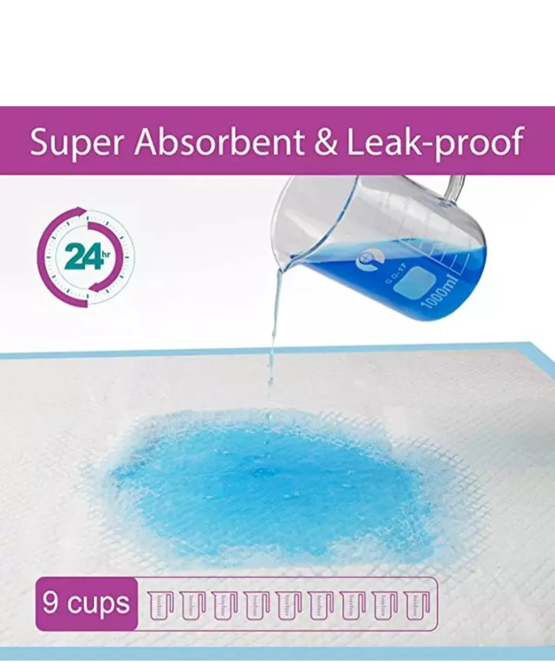 Super Absorbent Pet Pee Pads, leakproof training pads