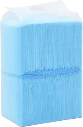 vidaXL Extra Absorbent Pet Training Pads, 400 pcs, 17.7"x13", Non Woven Fabric, 4 Layered Leakage Protection, Ideal for Older, Incontinent Dogs and Puppy Toilet Training - Blue and White