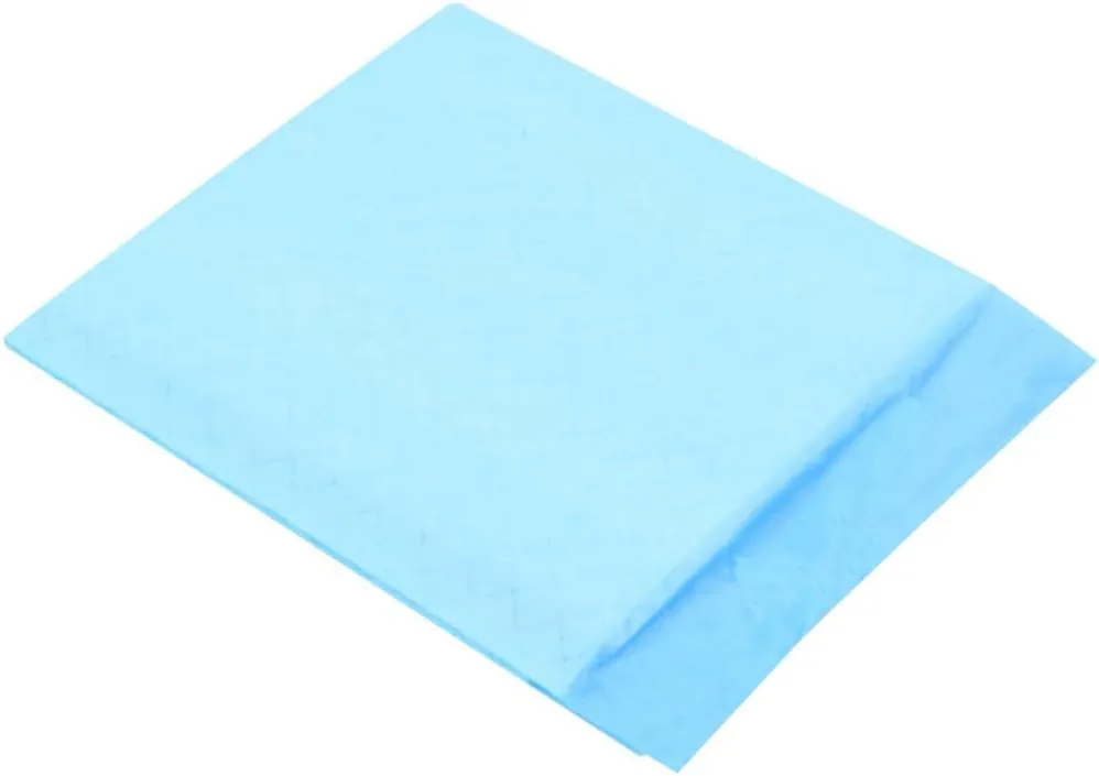 vidaXL Extra Absorbent Pet Training Pads, 400 pcs, 17.7"x13", Non Woven Fabric, 4 Layered Leakage Protection, Ideal for Older, Incontinent Dogs and Puppy Toilet Training - Blue and White