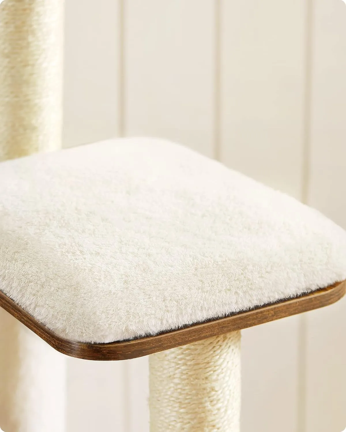 Woodywonders Cat Tree, 65-Inch Modern Cat Tower for Indoor Cats,